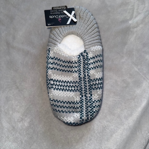 NWT! Pair Cuddl Duds Cozy Ballerina Slipper Socks - Picture 1 of 1